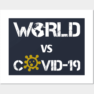World VS Covid-19 Posters and Art
